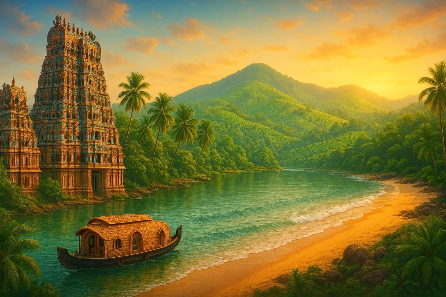 Travel destination background